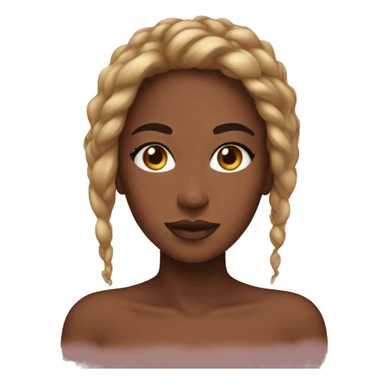 Fall, and skincare clean emojis, black girl  sticker