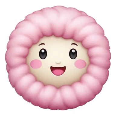 cute pink food sticker