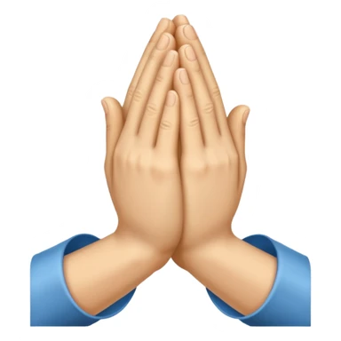 praying hands sticker