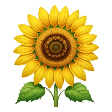a yellow sunflower sticker