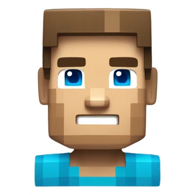 Minecraft Steve head sticker