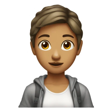 Girl with t shirt and barefoot and no sticker