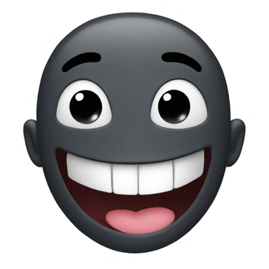 Tickling emoji sticker