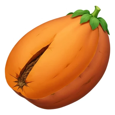 pointy sweet potato no green part sticker