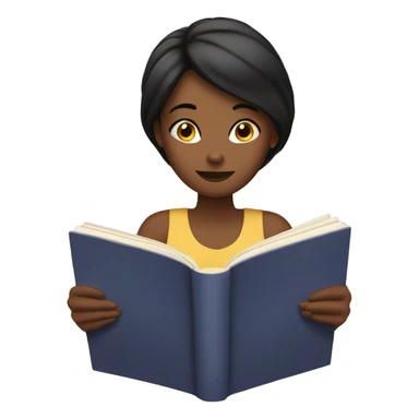 women reading a book sticker