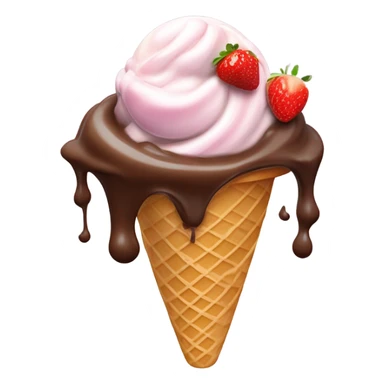 spoon of ice cream sticker