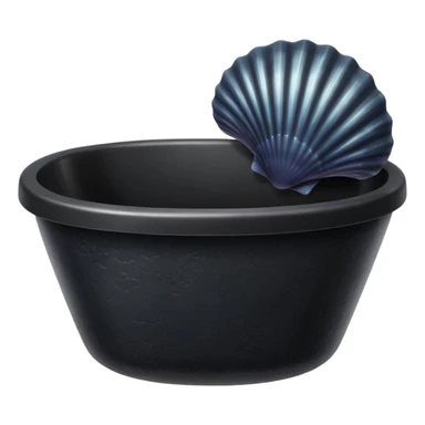 Black Sea shell tub sticker