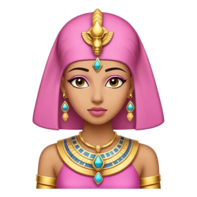 pink woman Pharaoh sticker