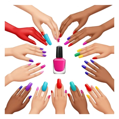 Nail artists sticker