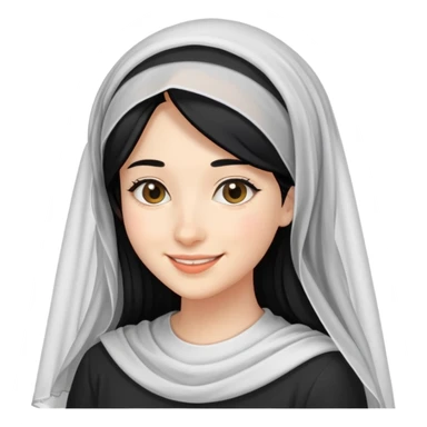 "- Nữ
- 20 tuổi
- Da trắng
- Tóc đen
- Đầu đội lúp
- Mặt cười mỉm
" sticker