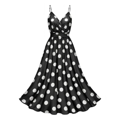 spotted dress sticker