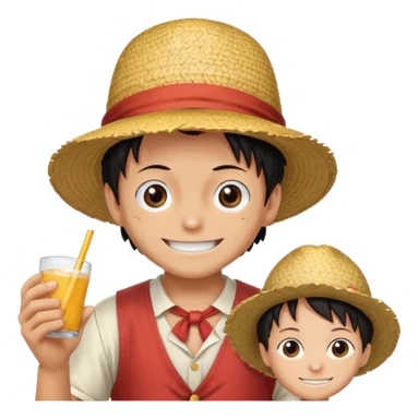 Luffy with ace and sabo sticker