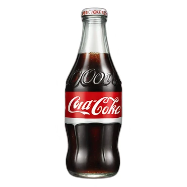 Vintage glass Diet coke sticker