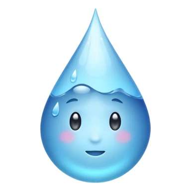 white droplet emoji sticker