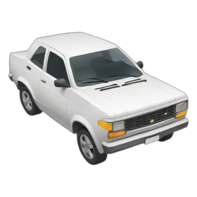 crashing car sticker