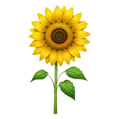 Sunflower sticker
