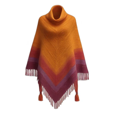 colourful autumn shawl sticker