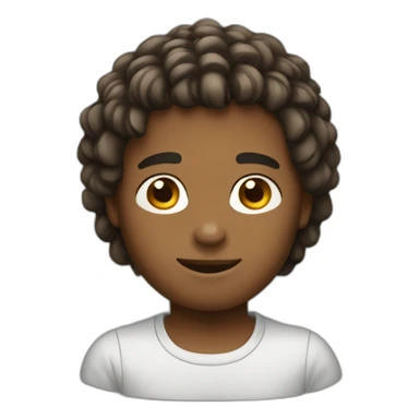 garçon avec tresses sticker