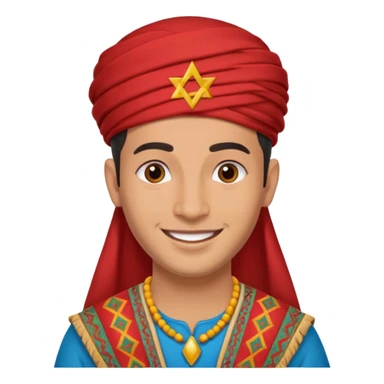 Emoji morrocan amazigh sticker
