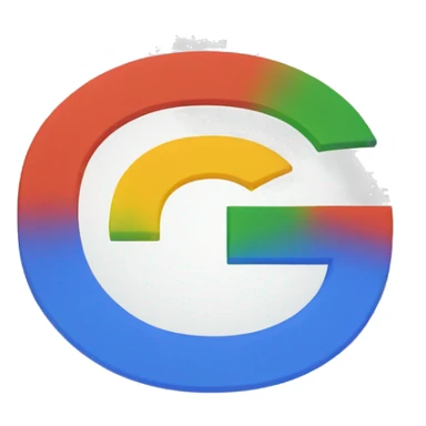 the letter G logo of google sticker