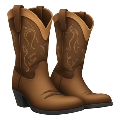 Cowboy boots sticker