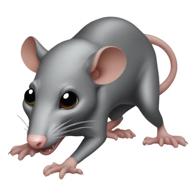 nasty rat sticker