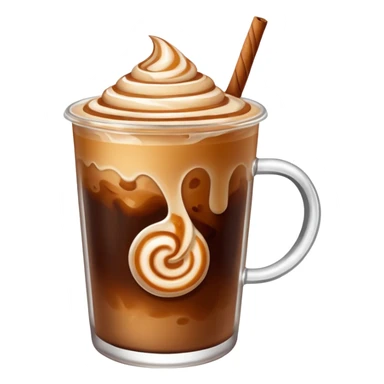 brown sugar cinnamon iced coffee  sticker