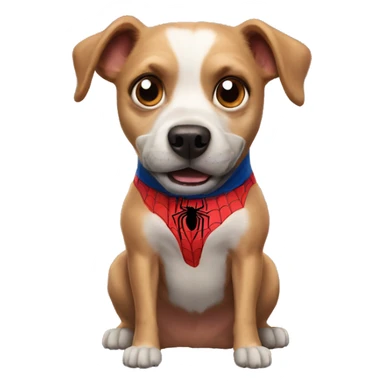 Spider-Man dog sticker