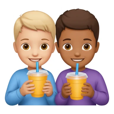 Babies Holding Cups sticker