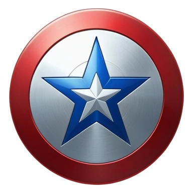 Captain america sheild sticker