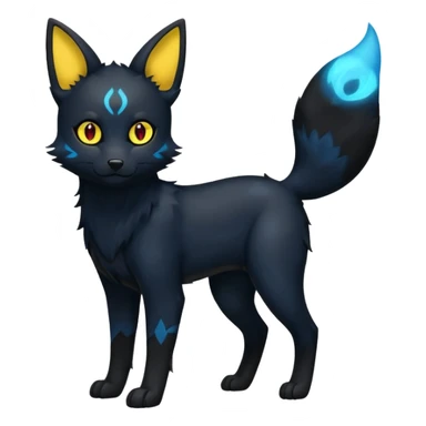 Lunar Nebula Umbreon-Litten full body sticker