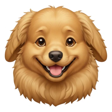 make it funny happy dog sticker