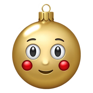Christmas  gold   sticker