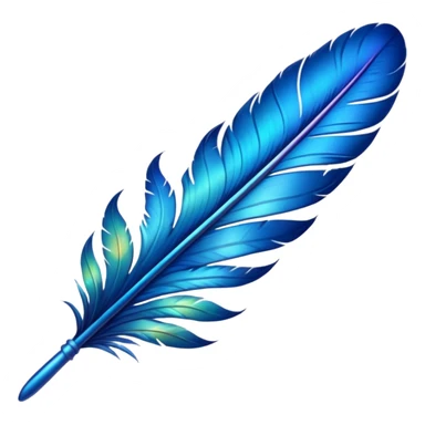 Krishna feather sticker