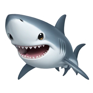 Shark with hoodie sticker