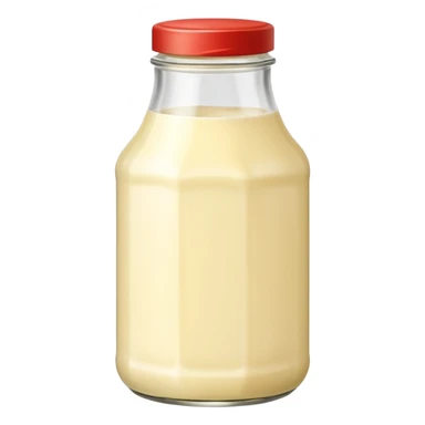 Glass Bottle of Mayonnaise sticker