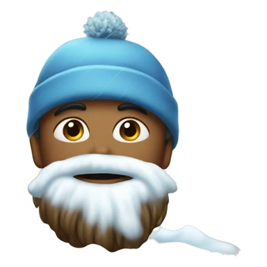 Snowing from nose sticker