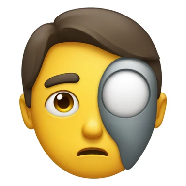 sad weird eyes sticker