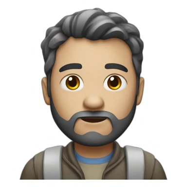 White skin Homeless software developer sticker