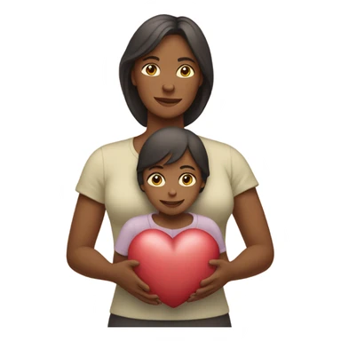 Heart mom sticker