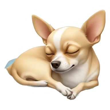 Chihuahua sleeping  sticker