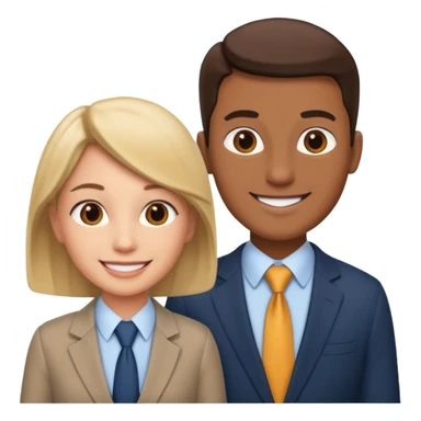 a pair of working parents sticker