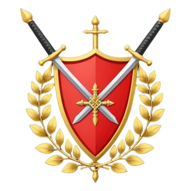 create an african american flag which consist of red on each side and a parallelogram that is black in the middle. im the very center there is a gold blunted sword surriunded by gold wreath sticker