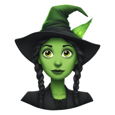 Elphaba from wicked sticker