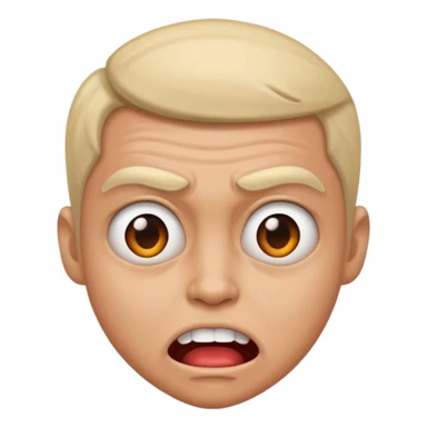 deadly look emoji sticker