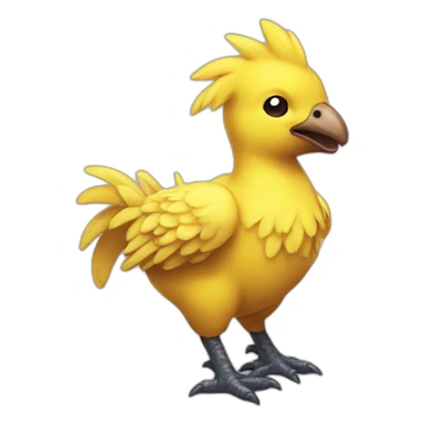 Baby chocobo sticker