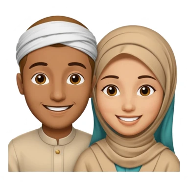 Muhhamad and Aisha  sticker