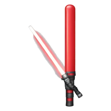 red lightsaber sticker
