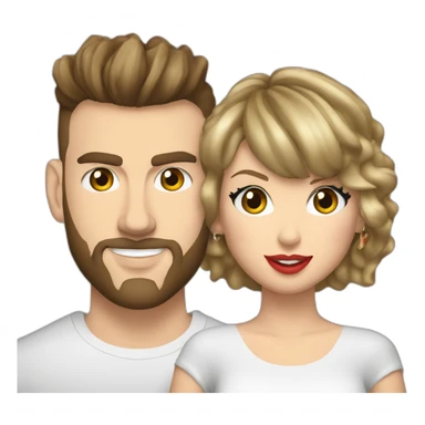 taylor swift and travis kelce sticker