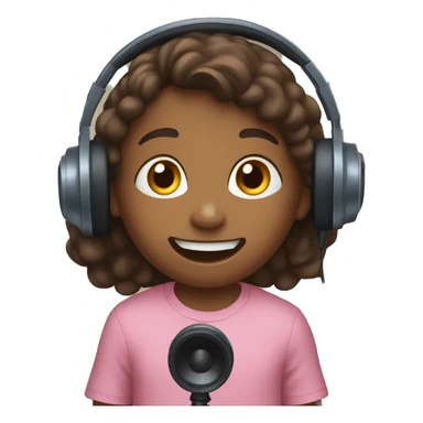 kids recording a video sticker